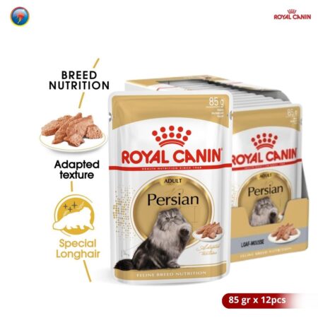 Royal Canin Adult Persian Makanan Kucing Dewasa Persia Wet 12x85gr - 1 Box