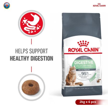 Royal Canin Digestive Care 2kg x 6pcs Dry Makanan Kucing Dewasa - Feline Care Nutrition