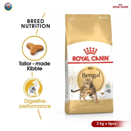 Royal Canin Bengal Adult 2kg x 6pcs Dry Makanan Kucing Dewasa - Feline Breed Nutrition