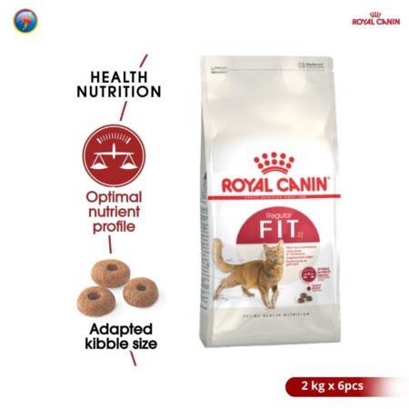 Royal Canin Fit Adult 2kg x 6pcs Dry Makanan Kucing Dewasa