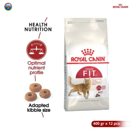 Royal Canin Fit Adult 400gram x 12pcs Dry Makanan Kucing Dewasa