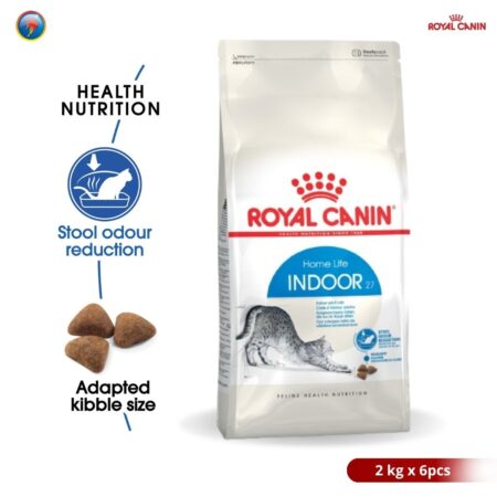 Royal Canin Indoor Adult 2kg x 6pcs Dry Makanan Kucing Dewasa