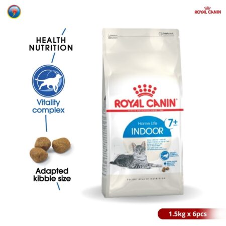 Royal Canin Indoor 7+ 1,5kg x 6pcs Makanan Kucing Dewasa
