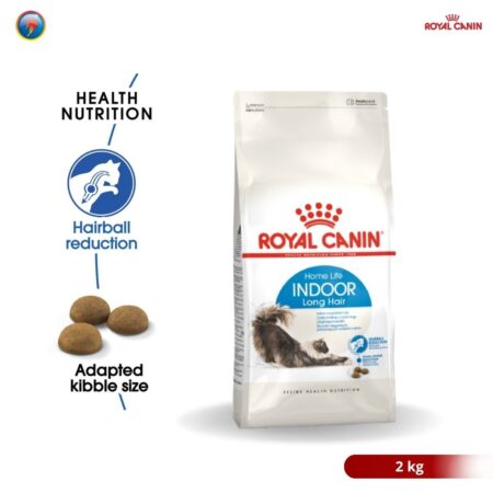 Royal Canin Indoor Long Hair 2kg Dry Makanan Kucing Dewasa
