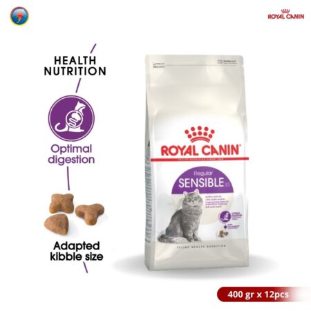 Royal Canin Sensible Adult 400gram x12pcs Dry Makanan Kucing Dewasa