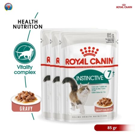 Royal Canin Instictive 7+ 85gram Wet Makanan Kucing Dewasa - Feline Health Nutrition
