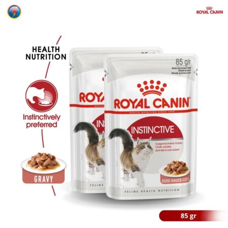 Royal Canin Instictive in Gravy 85gram Makanan Kucing Dewasa Wet 85gram