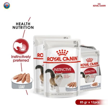 Royal Canin Instictive in Loaf 85gr x 12pcs (BOX) Makanan Kucing Dewasa Wet BOX