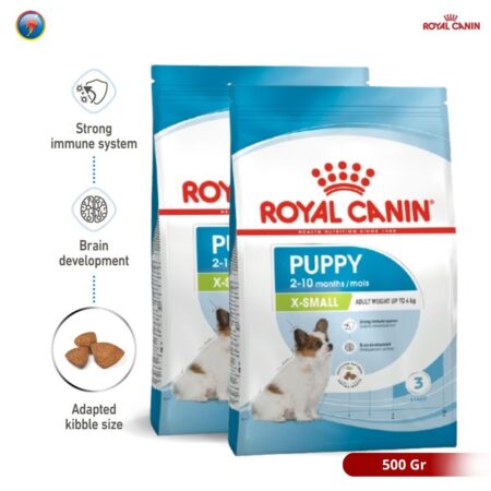 Royal Canin X-Small Puppy 500 gram Dry Makanan Anak Anjing - Size Health Nutrition