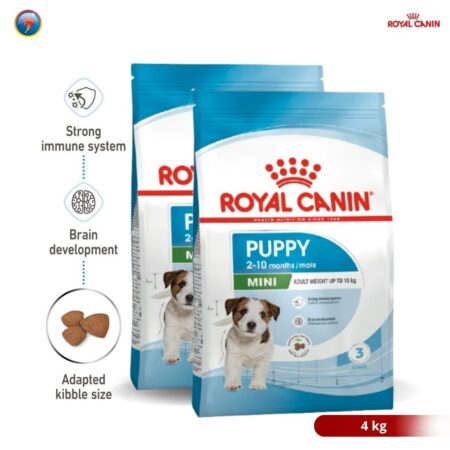 Royal Canin Mini Puppy 4kg Dry Makanan Anak Anjing - Size Health Nutrition