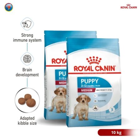 Royal Canin Medium Puppy 10kg Dry Makanan Anak Anjing - Size Health Nutrition