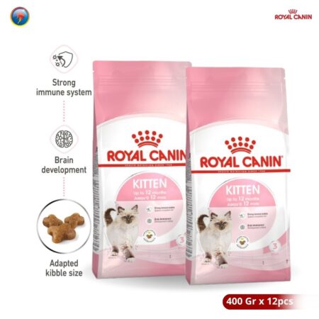 Royal Canin Kitten 400gram x 12pcs Dry Makanan Anak Kucing - Feline Health Nutrition