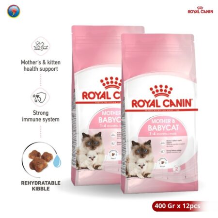 Royal Canin Mother & Babycat 400gram x 12pcs Dry Makanan Induk & Bayi Kucing - Feline Health Nutrition