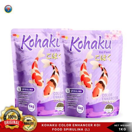 Kohaku Spirulina Color Enhancer SIZE L | koi food spirulina